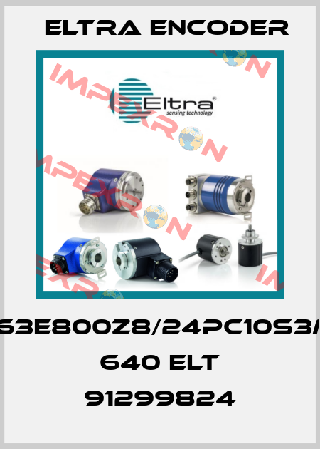 EL63E800Z8/24PC10S3MR 640 ELT 91299824 Eltra Encoder
