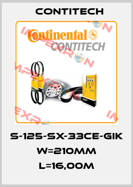 S-125-SX-33CE-GIK W=210mm L=16,00m Contitech