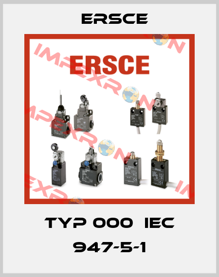 Typ 000  IEC 947-5-1 Ersce