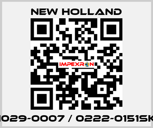 1029-0007 / 0222-0151SK New Holland