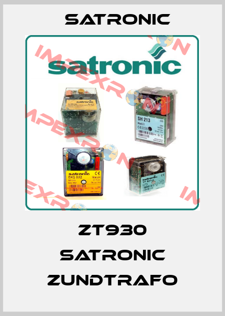 ZT930 SATRONIC ZUNDTRAFO Satronic