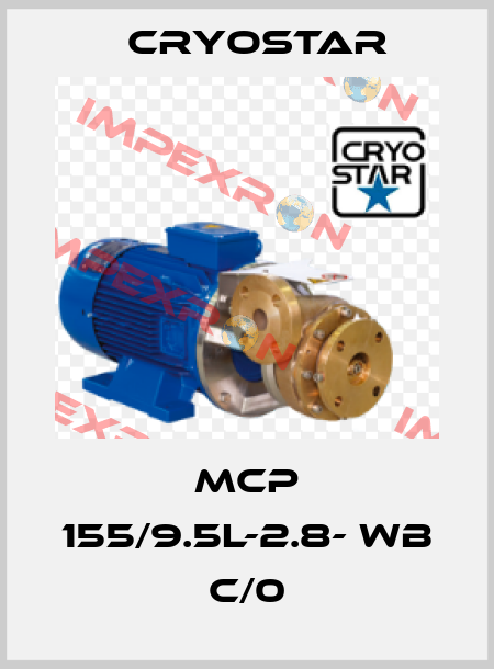 MCP 155/9.5L-2.8- WB C/0 CryoStar