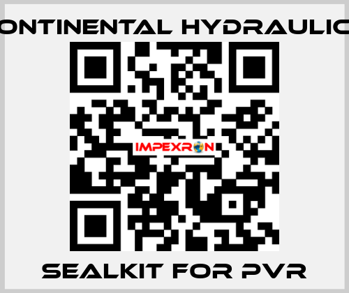 Sealkit for PVR Continental Hydraulics