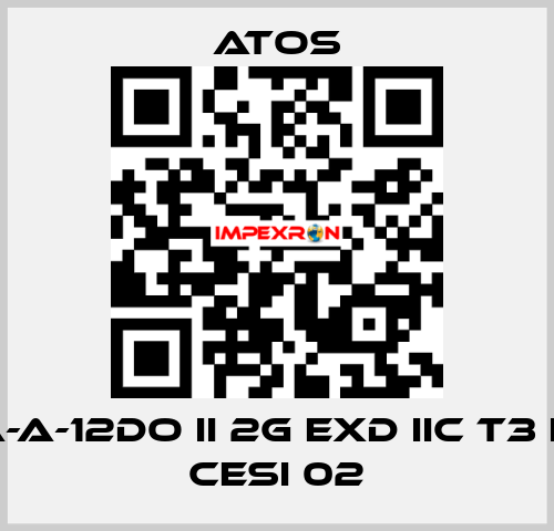 MZA-A-12DO II 2G Exd IIC T3 IP66 CESI 02 Atos