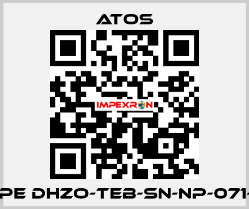 Type DHZO-TEB-SN-NP-071-L3 Atos