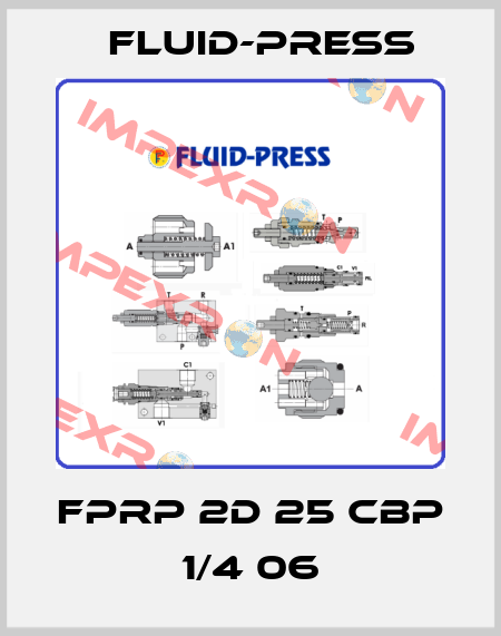 FPRP 2D 25 CBP 1/4 06 Fluid-Press