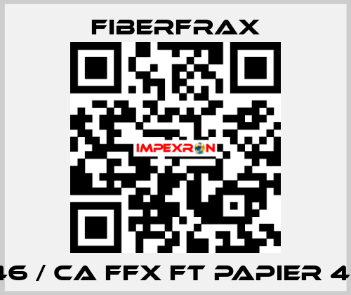51846 / CA FFX FT PAPIER 4 MM Fiberfrax