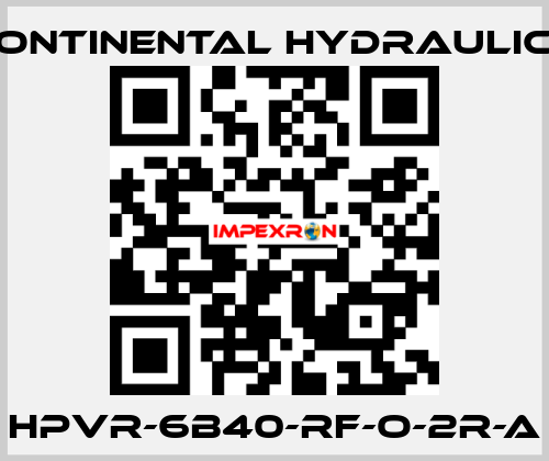 HPVR-6B40-RF-O-2R-A Continental Hydraulics