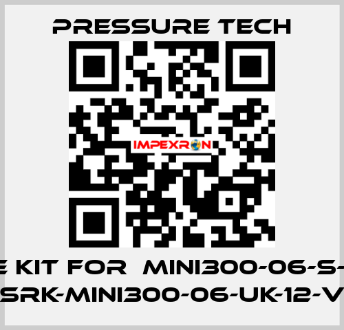 Spare kit for  MINI300-06-S-35-K-N (SRK-MINI300-06-UK-12-V) Pressure Tech