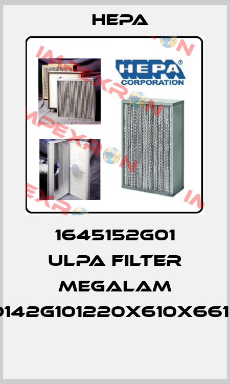 1645152G01 Ulpa Filter Megalam MD142G101220x610x661PU  HEPA