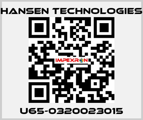 U65-0320023015 HANSEN TECHNOLOGIES
