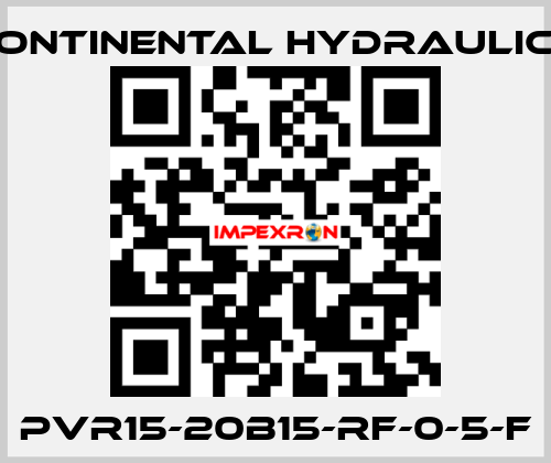 PVR15-20B15-RF-0-5-F Continental Hydraulics
