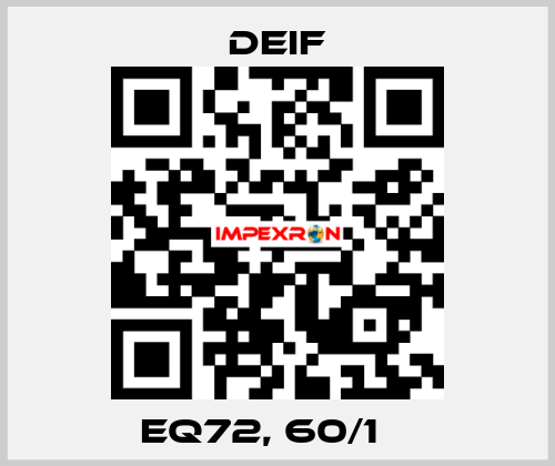 EQ72, 60/1 А Deif