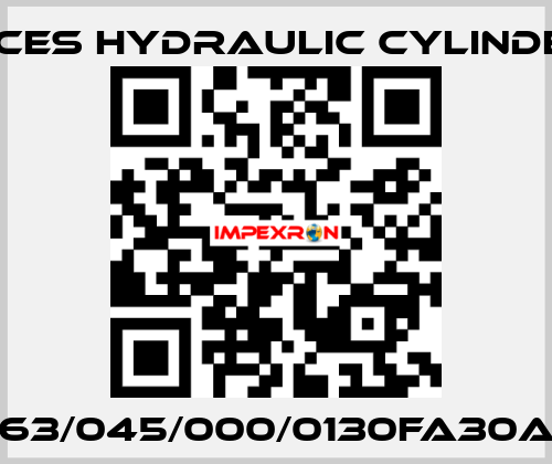 CH0063/045/000/0130FA30AIX3/S Grices Hydraulic Cylinders