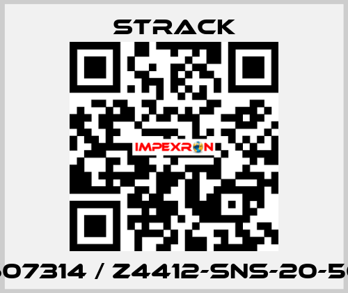 607314 / Z4412-SNS-20-50 Strack