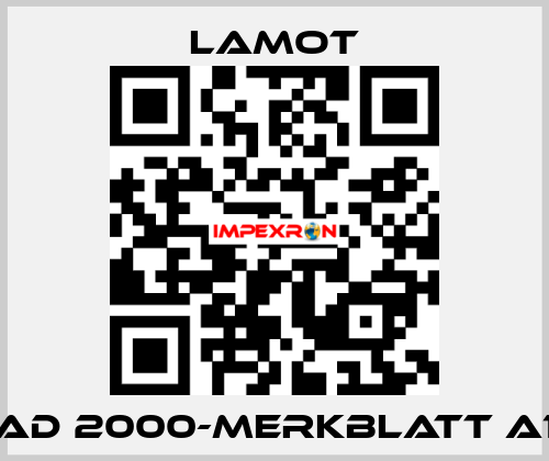AD 2000-Merkblatt A1 Lamot
