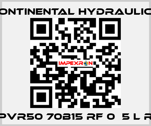 PVR50 70B15 RF 0  5 L R Continental Hydraulics