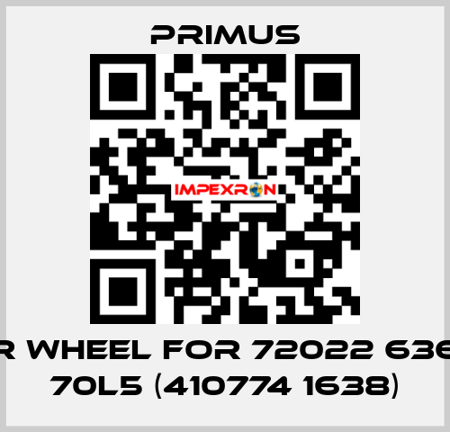 gear wheel for 72022 636,23:1 70L5 (410774 1638) Primus