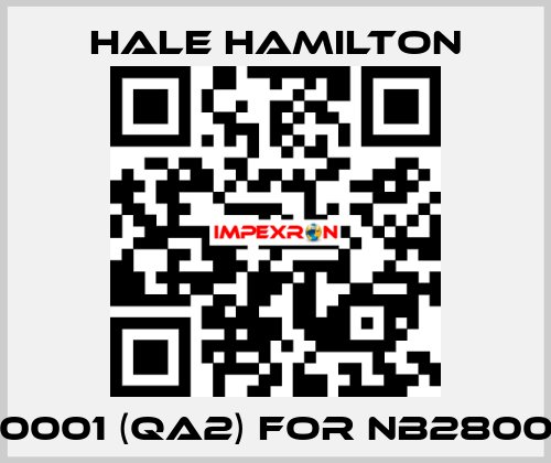 HH0001 (QA2) for NB28001-3 HALE HAMILTON