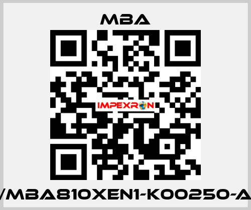 1213340/MBA810XEN1-K00250-A-XXXXX MBA