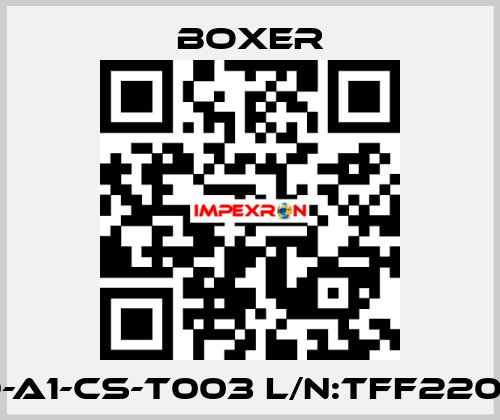 6639-A1-CS-T003 L/N:TFF2202578 Boxer