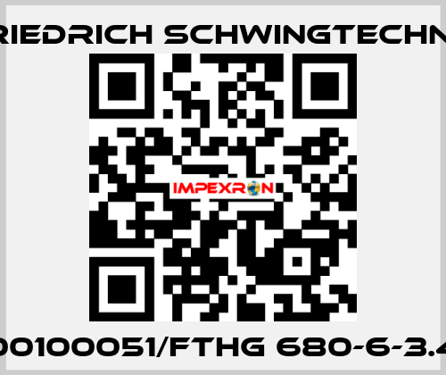 00100051/FTHG 680-6-3.4 Friedrich Schwingtechnik