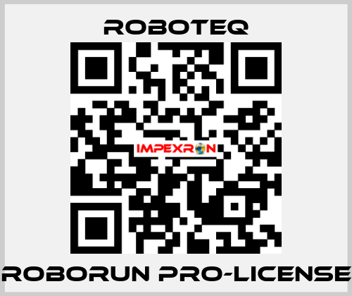 RoboRun Pro-License Roboteq
