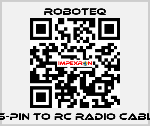 25-pin to RC Radio Cable Roboteq