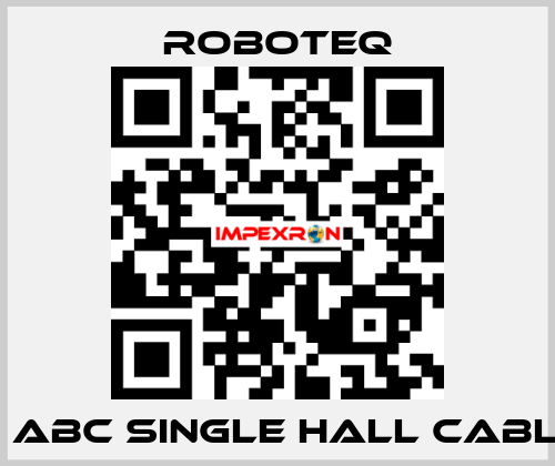 2x ABC Single Hall Cables Roboteq