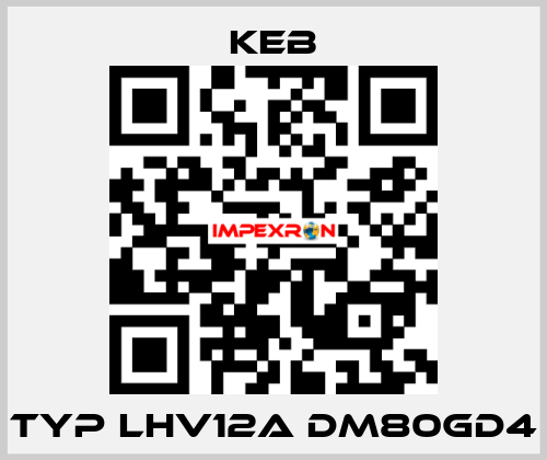 Typ LHV12A DM80GD4 KEB