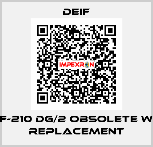 TMF-210 DG/2 OBSOLETE with replacement Deif