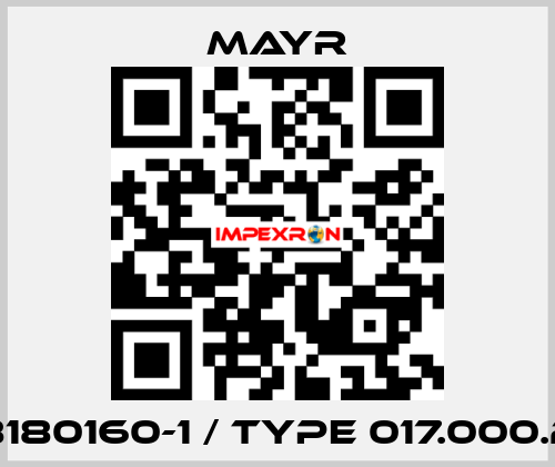 8180160-1 / Type 017.000.2 Mayr
