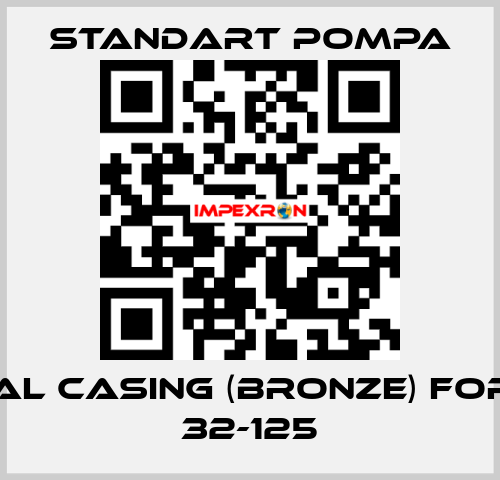 Spiral casing (bronze) for SNT 32-125 STANDART POMPA