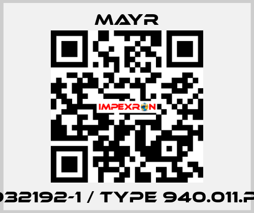 0932192-1 / Type 940.011.P S Mayr