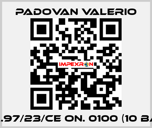 DIR.97/23/CE ON. 0100 (10 bar) PADOVAN VALERIO