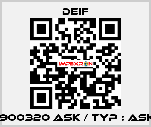 2961900320 ASK / Typ : ASK 21.3 Deif