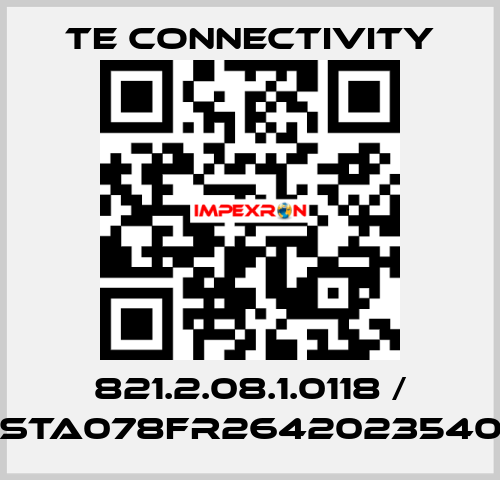 821.2.08.1.0118 / BSTA078FR26420235400 TE Connectivity