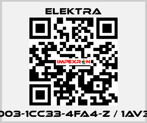 1TZ9003-1CC33-4FA4-Z / 1AV3133C ELEKTRA