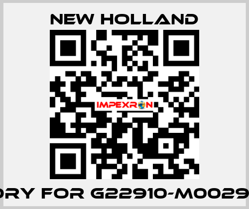memory for G22910-M0029-L3-A1 New Holland