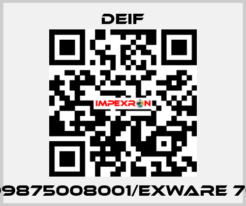 299875008001/eXware 703 Deif