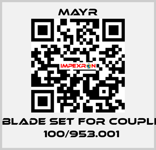 HT blade set for coupling 	100/953.001 Mayr