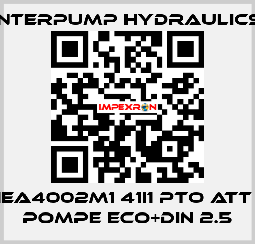 P041I1EA4002M1 41I1 PTO ATT MULT POMPE ECO+DIN 2.5 Interpump hydraulics