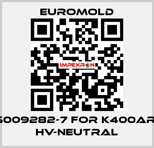 125009282-7 for K400AR-4, HV-NEUTRAL EUROMOLD