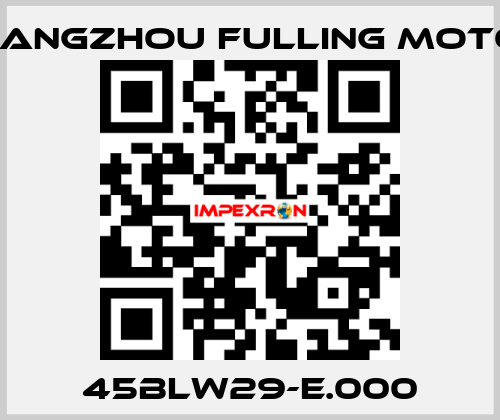 45BLW29-E.000 Changzhou Fulling Motor