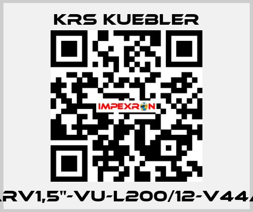 60-ARV1,5"-VU-L200/12-V44A-Ex KRS KUEBLER