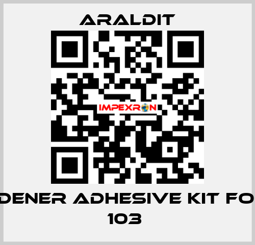 Hardener adhesive kit for AY 103  Araldit