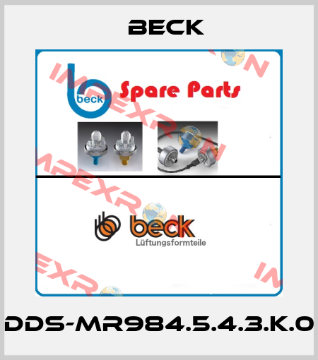 DDS-MR984.5.4.3.K.0 Beck