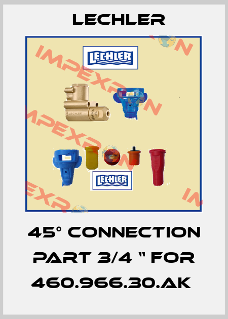 45° Connection Part 3/4 “ for 460.966.30.AK  Lechler