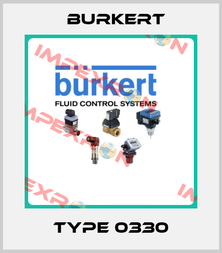 Type 0330 Burkert
