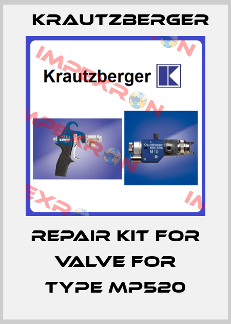 REPAIR KIT FOR VALVE FOR TYPE MP520 Krautzberger